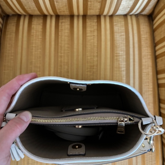 Coach Small Raffia and Straw Mollie Bucket Bag - Picture 2 of 8